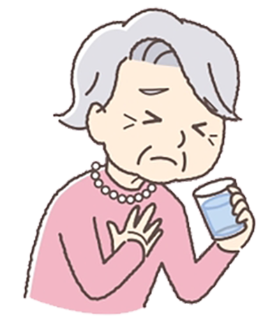 薬を飲み込みにくくなった